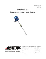 Предварительный просмотр 3 страницы Ametek DM330 Series Installation And Operating Instructions Manual