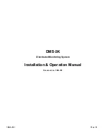 Предварительный просмотр 1 страницы Ametek DMS-3K Installation & Operation Manual