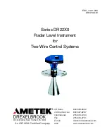 Предварительный просмотр 3 страницы Ametek DR22X0 Series Installation And Operating Instructions Manual