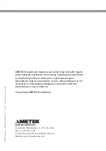 Предварительный просмотр 48 страницы Ametek DR5200 Quick Start Manual