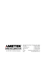 Предварительный просмотр 40 страницы Ametek Drexelbrook 505-1320 Series Installation And Operating Instructions Manual