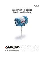 Предварительный просмотр 3 страницы Ametek Drexelbrook IntelliPoint RF RNL Series Installation And Operating Instructions Manual