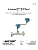 Предварительный просмотр 3 страницы Ametek Drexelbrook Universal IV CM Installation And Operating Instructions Manual