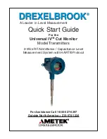 Ametek Drexelbrook Universal IV Quick Start Manual предпросмотр