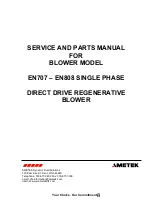 Preview for 1 page of Ametek EN707 Service And Parts Manual