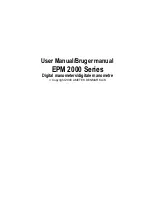 Предварительный просмотр 1 страницы Ametek EPM 2021 User Manual