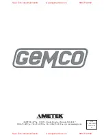 Preview for 28 page of Ametek GEMCO 1746R Series Installation & Programming Manual