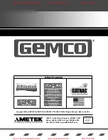 Preview for 64 page of Ametek Gemco 2120 Installation Manual