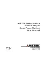 Предварительный просмотр 1 страницы Ametek IPS-4-UV User Manual