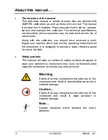 Preview for 2 page of Ametek JOFRA ATC-125 A Reference Manual