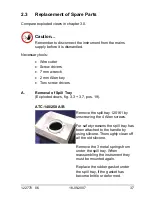 Предварительный просмотр 37 страницы Ametek JOFRA ATC-125 Service Manual