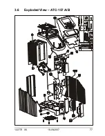 Предварительный просмотр 77 страницы Ametek JOFRA ATC-125 Service Manual