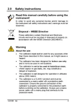 Предварительный просмотр 12 страницы Ametek JOFRA CTC-1200 A User Manual