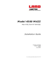 Ametek LAND 4500 MkIII Installation Manual preview