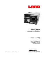 Предварительный просмотр 1 страницы Ametek Land Landcal P80P User Manual