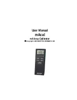 Предварительный просмотр 1 страницы Ametek mAcal User Manual