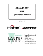 Ametek mocon AQUATRAN 3/38 Operator'S Manual preview