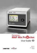 Ametek mocon Dansensor MAP Mix ProVectus User Manual предпросмотр