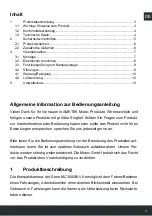 Preview for 3 page of Ametek Motec MC3000B Installation And Operating Instructions Manual