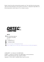 Preview for 2 page of Ametek Ortec radEAGLET-R 2SG User Manual