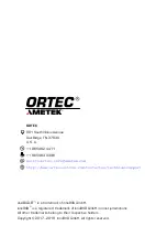 Предварительный просмотр 2 страницы Ametek ORTEC radEAGLET User Manual