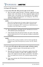 Preview for 24 page of Ametek POWERVAR ABCDEF10.2-22 User Manual