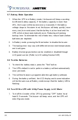 Preview for 26 page of Ametek POWERVAR ABCDEF10.2-22 User Manual