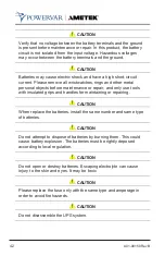 Preview for 44 page of Ametek POWERVAR ABCDEF10.2-22 User Manual