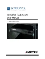 Ametek PowerVar RT Series User Manual preview