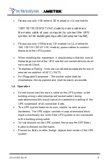 Preview for 6 page of Ametek Powervar Sinergy III 2kVA User Manual