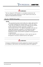 Preview for 9 page of Ametek Powervar Sinergy III 2kVA User Manual