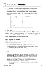 Предварительный просмотр 12 страницы Ametek Powervar Sinergy III 2kVA User Manual