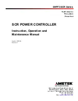 Ametek SHPF3 Series Instruction, Operation And Maintenance Manual preview