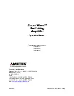 Preview for 1 page of Ametek SmartWave SW1850A Operation Manual