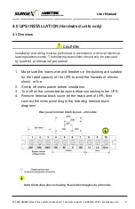 Предварительный просмотр 11 страницы Ametek SURGEX Security Plus II UPS-42100-85R User Manual