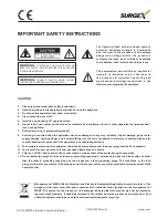 Preview for 2 page of Ametek Surgex SX1200 Series Installation Instructions