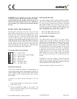 Preview for 4 page of Ametek Surgex SX1200 Series Installation Instructions