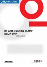 Предварительный просмотр 1 страницы Ametek TESEQ KEMA 801A User Manual