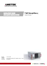 Предварительный просмотр 1 страницы Ametek Teseq TWT Series Quick Start Manual