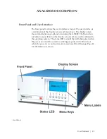 Предварительный просмотр 21 страницы Ametek TRACE ANALYTICAL ta7000F Series User Manual