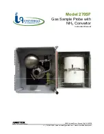 Предварительный просмотр 1 страницы Ametek Universal Analyzers 270SF Instruction Manual