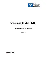 Ametek VersaSTAT MC Hardware Manual предпросмотр