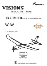 Предварительный просмотр 1 страницы Amewi 3D CLIMBER Manual