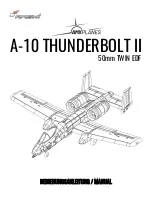 Amewi AMXPLANES A-10 THUNDERBOLT II Manual предпросмотр