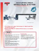 Preview for 1 page of AMF Accupan High Speed Bun System Features And Benefits