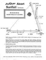 Preview for 1 page of AMF alcort sunfish Rigging Instructions