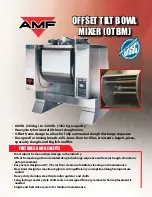 AMF Offset Tilt Bowl Mixer (OTBM) Specification Sheet preview