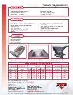 Preview for 2 page of AMF RDF - 18 Specification Sheet