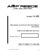 Предварительный просмотр 1 страницы AMF REECE S-105 Parts And Service Manual