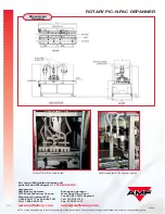 Preview for 4 page of AMF Rotary Pic-N-Pac Depanner Specification Sheet